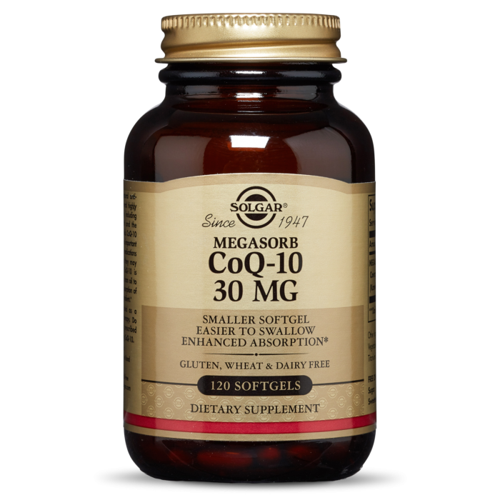 Solgar Coq-10 30Mg For Healthy Heart & Antioxidant Protection 30 Capsules