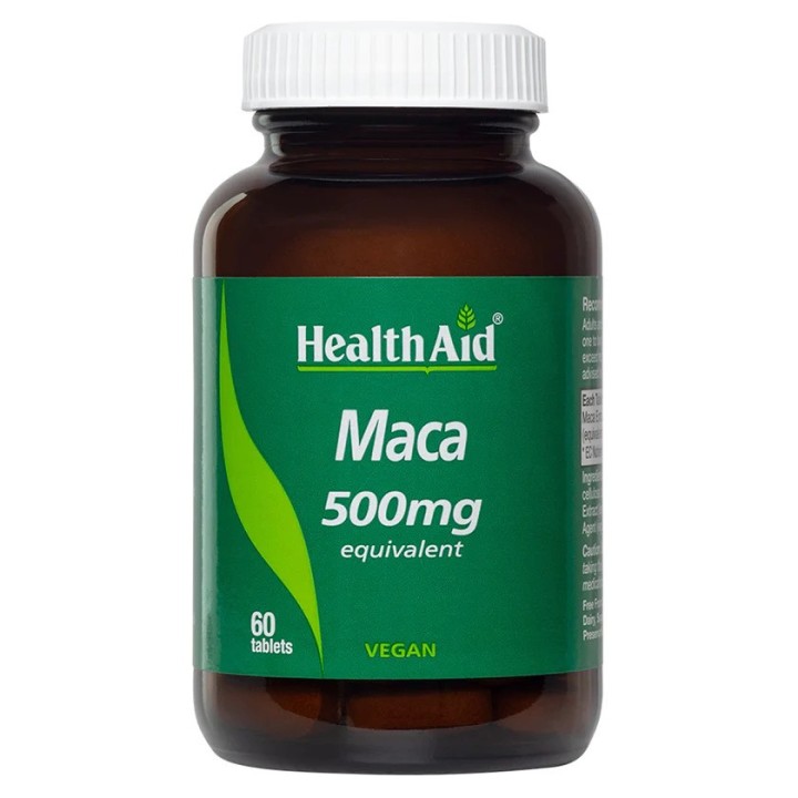 Health Aid Maca, Tablets, 60 X 500Mg