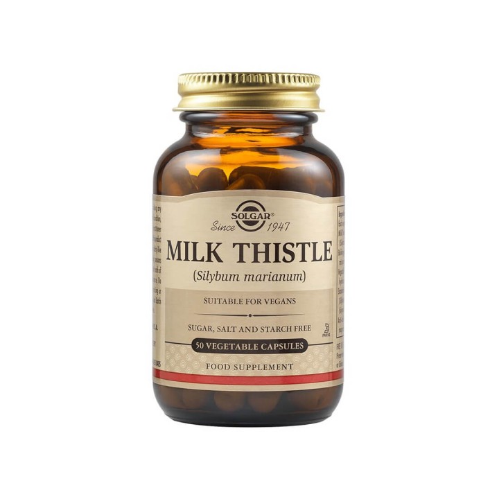 Solgar Milk Thistle 1000mg 50 vegetable capsules