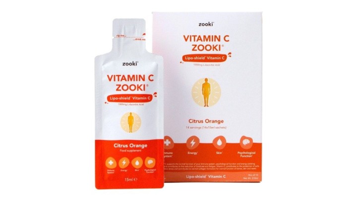 Zooki Vitamin C, Citrus Orange, 14satchets