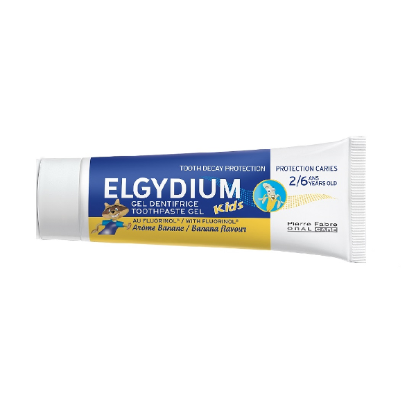 Elgydium Kids Banana Toothpaste 2-6Years 50ml