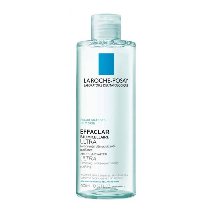 La Roche Posay Effaclar Micellar Water Ultra For Oily Sensitive Acne- Prone Skin Face & Eyes 400ml