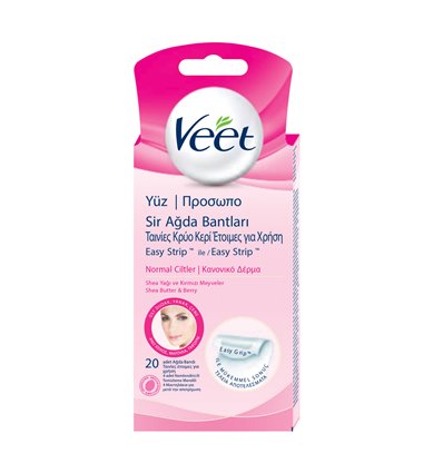Veet Cold Wax Face Strips X20