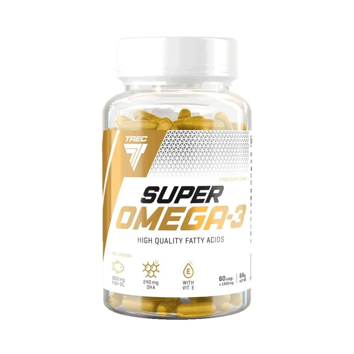Trec Super Omega 3 Fish Oils 1000Mg 60 Capsules