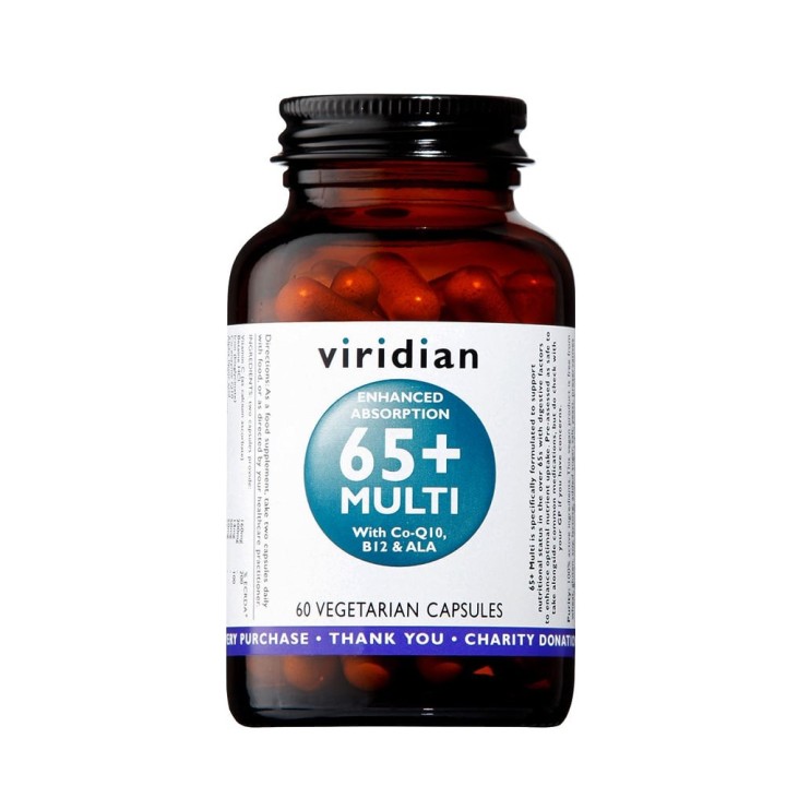 Viridian 65+ Multi Capsules 60