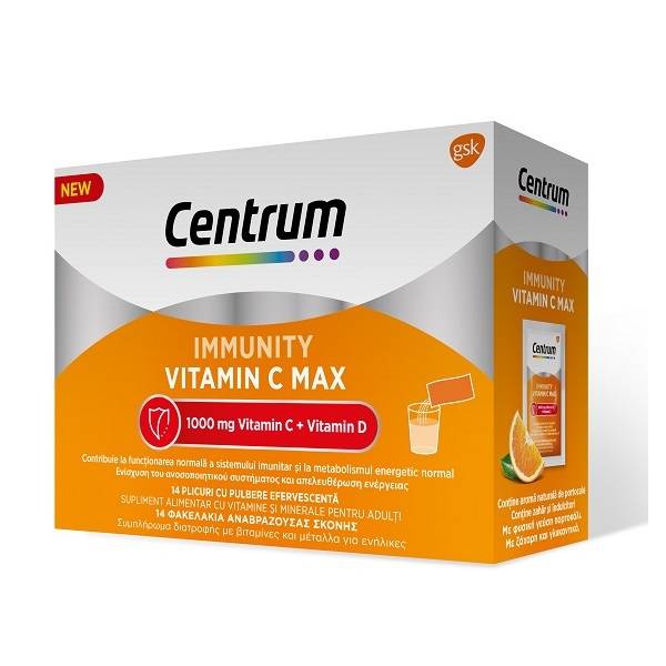 Centrum  Vitamins Immunity Vitamin C Max 14 Sachets