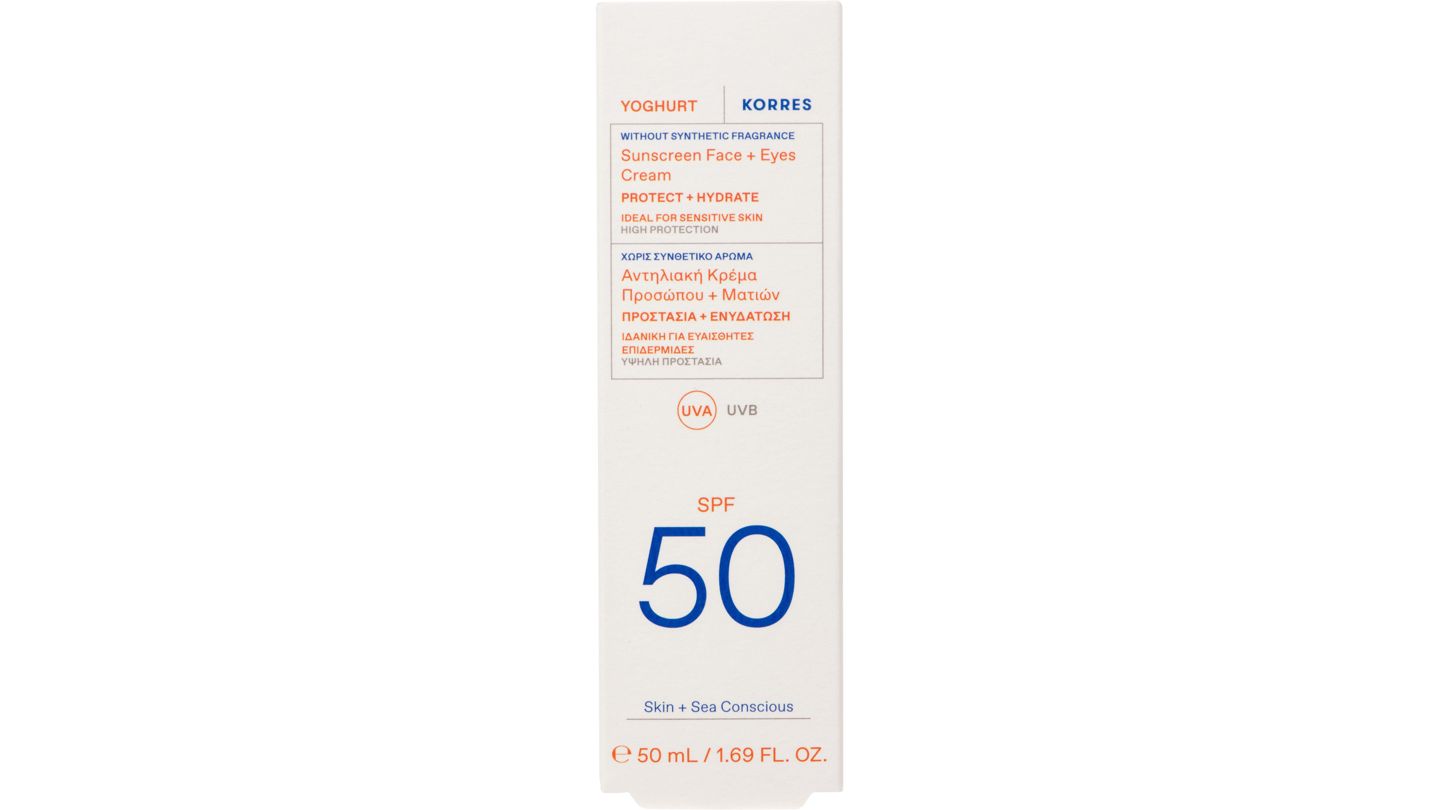 Korres Yoghurt Sunscreen Face & Eyes Cream Spf50, 50ml