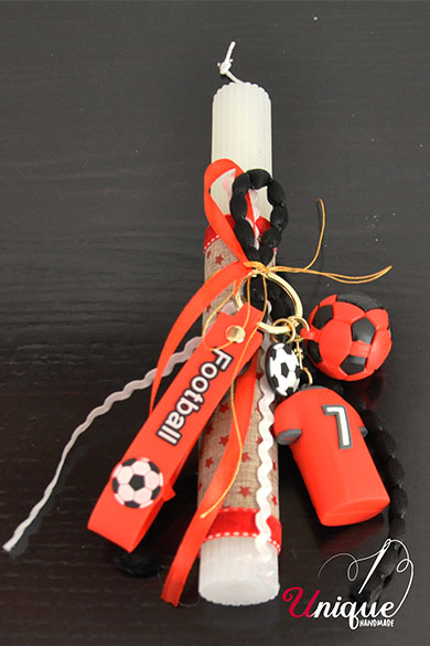 Team Jersey Brelock Easter Candle Lampada