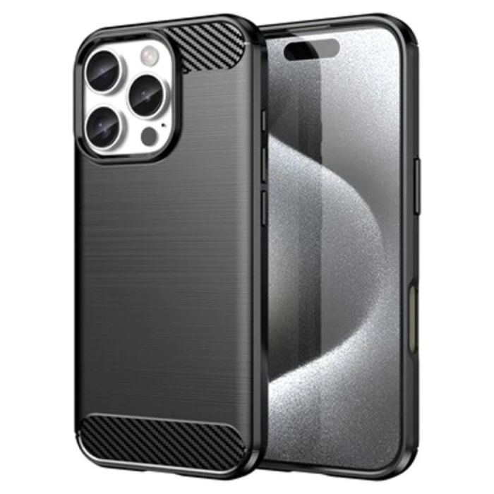 BACK CASE CARBON FLEXI iPhone 16 Pro 6,3″
