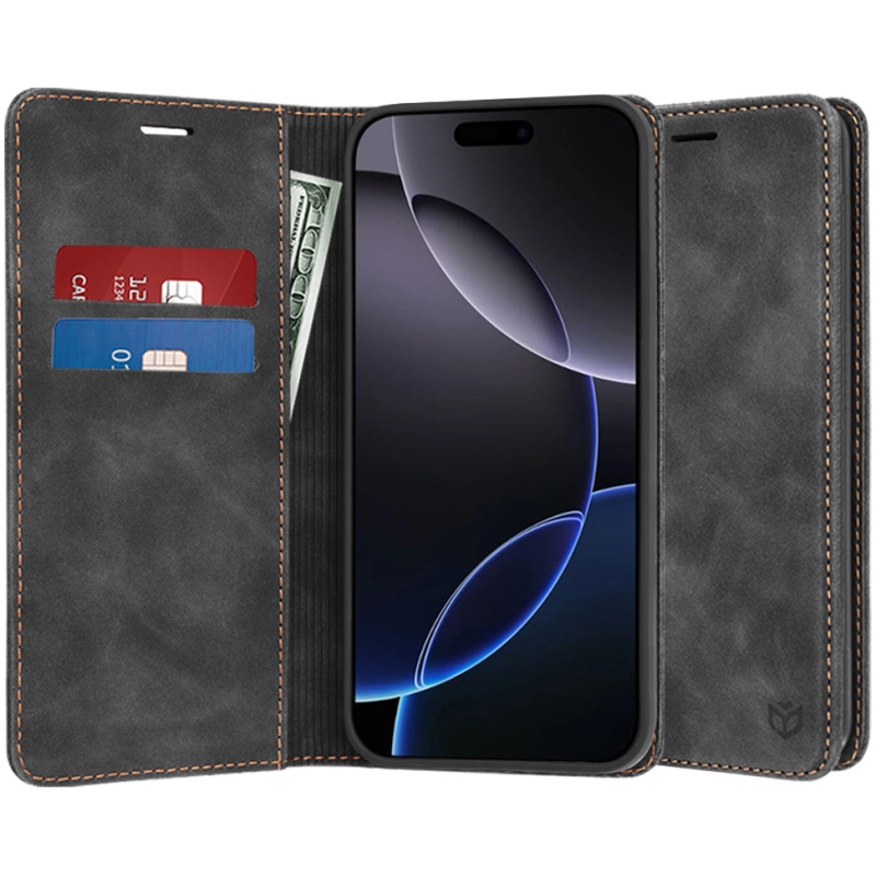 BOOK CASE IPHONE 16 Pro Max black