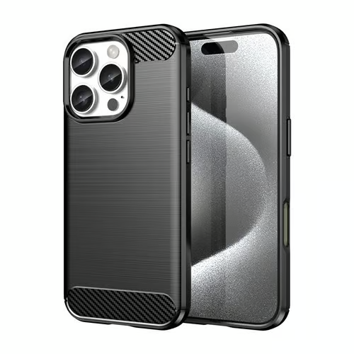 BACK CASE CARBON FLEXI iPhone 16 Pro Max 6,9″