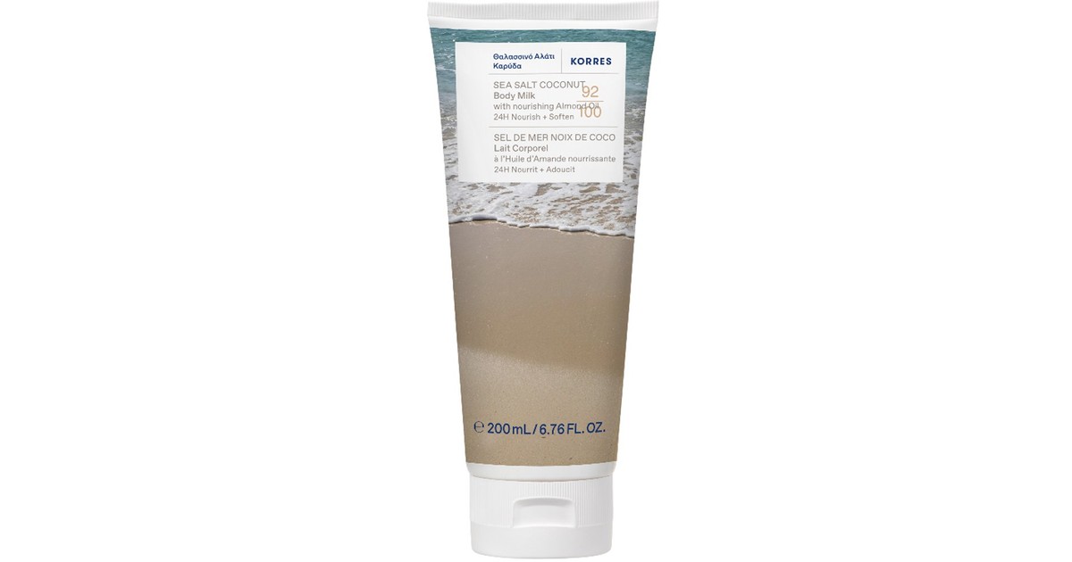 Korres Sea Salt Coconut Body Milk, 200ml