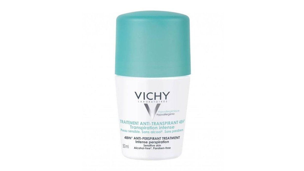 Vichy Deodorant 48H Intensive Anti-Perspirant Roll-On, 50ml