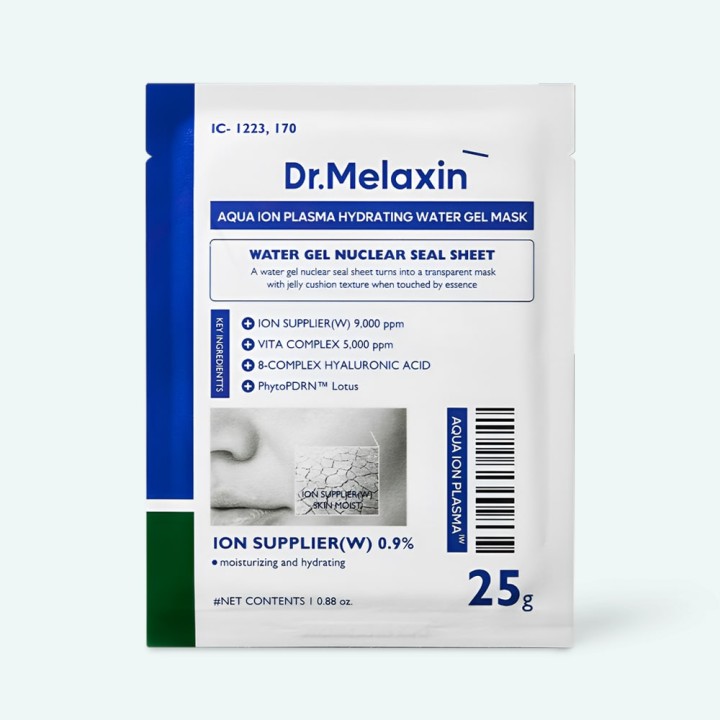 Aqua Ion Plasma Hydrating Water Gel Mask by Dr. Melaxin