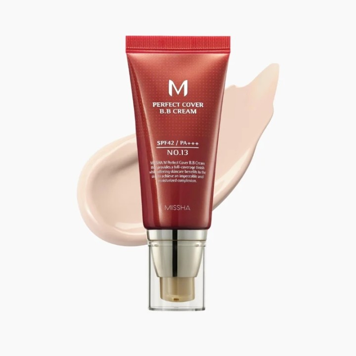 Missha - M Perfect Cover B.b Cream, Spf 42 Pa+++, 50ml - 23 Natural Beige