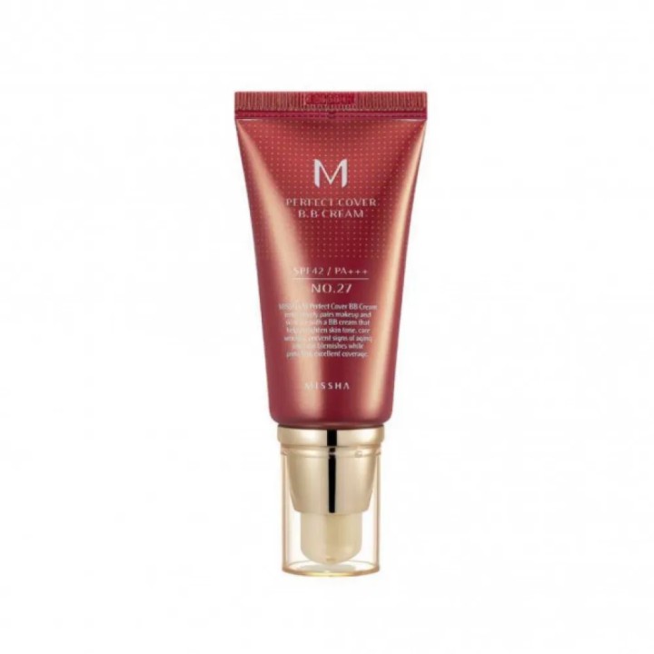 Missha - M Perfect Cover B.b Cream, Spf 42 Pa+++, 50ml - 25 Warm Beige