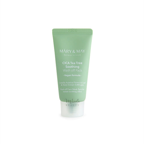 Mary & May - Cica Tea Tree Soothing Wash Off Pack - 30g