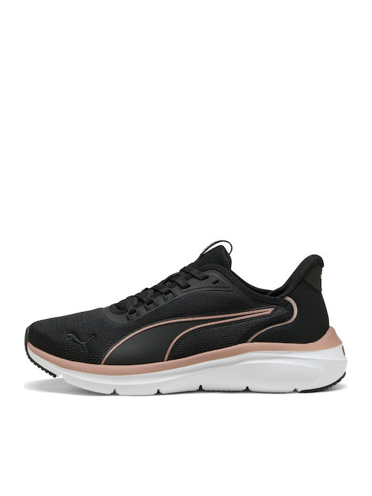 Puma 313294 Softride Exo Flex Wns Running Sneakers Womens Colored Black-Rose Gold- White size: 6.5