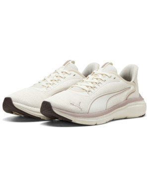 Puma 313294 Softride Exo Flex Wns Running Sneakers Womens Colored Warm White-Alpine Snow-Rose Gold-Chocolate Brown size: 5.5
