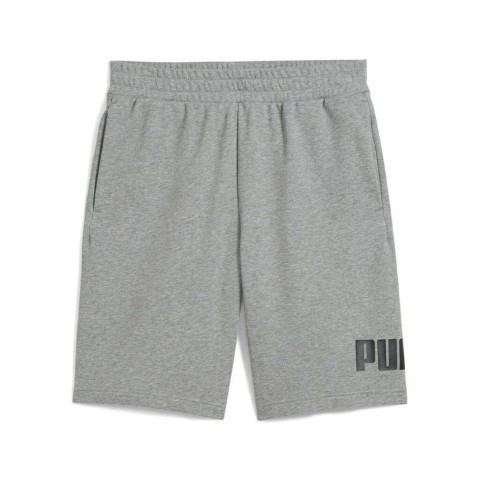 Puma 682596 Essentials Big No. 1 Logo Shorts 10" Short Mens Colored Medium Gray Heather size: S