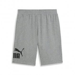 Puma 682596 Essentials Big No. 1 Logo Shorts 10" Short Mens Colored Medium Gray Heather size: Xl