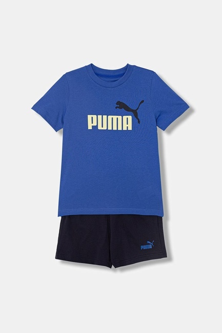 Puma 686298 Essentials 2 Color No. 1 Logo T'shirt And Shorts Set B Mens Colored Royal Sapphire size: 152