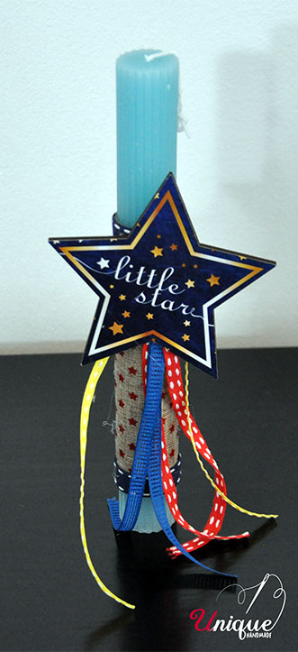 Litle Star Easter Candle Lampada