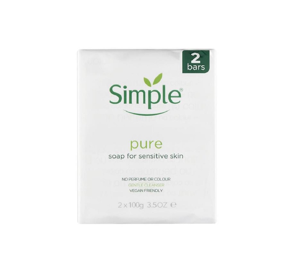 Simple Pure Soap Twin Pack 2x100g