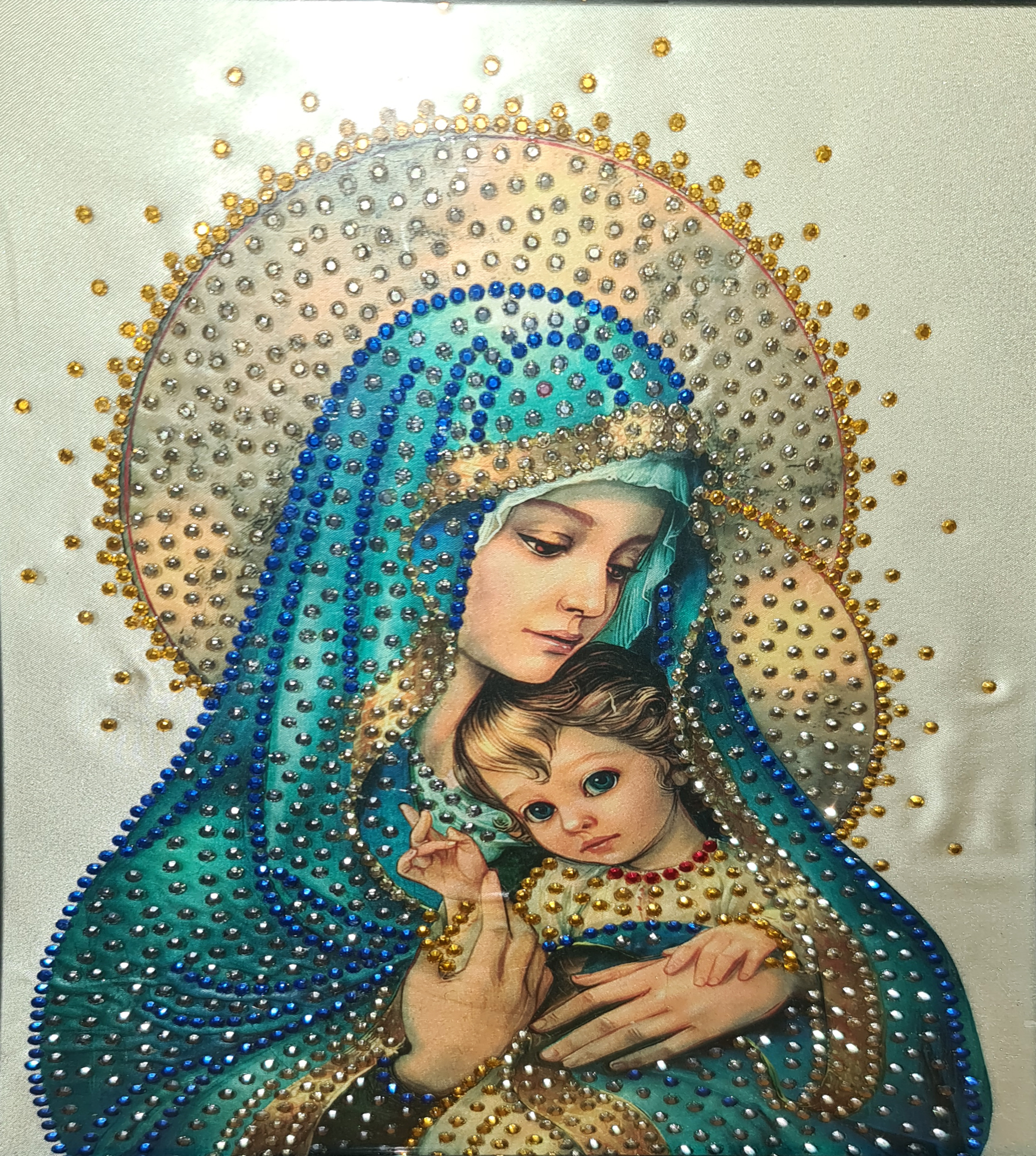 Gift Saint`s icon in crystal A4