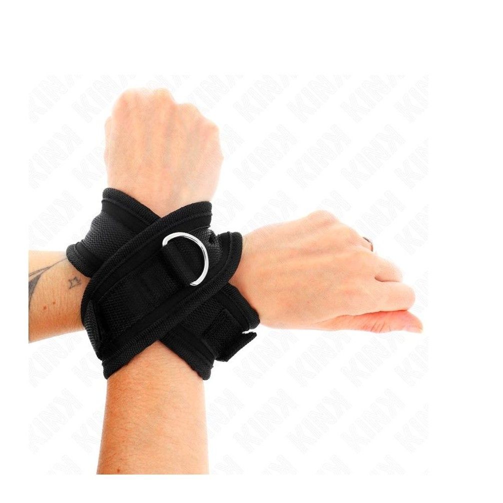 KINK - CROSS HANDCUFFS BLACK