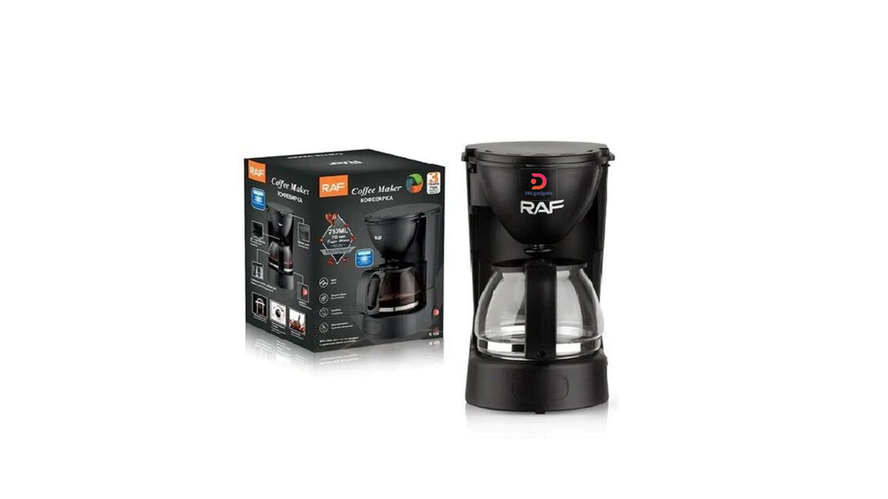 642Q20#Raf®R.100 600W Filter Coffee Maker – Black