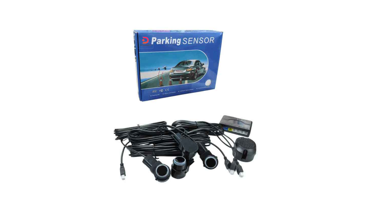 624E3#DM®0111722 Set of 4 Parking Sensors with advanced alert System – Black