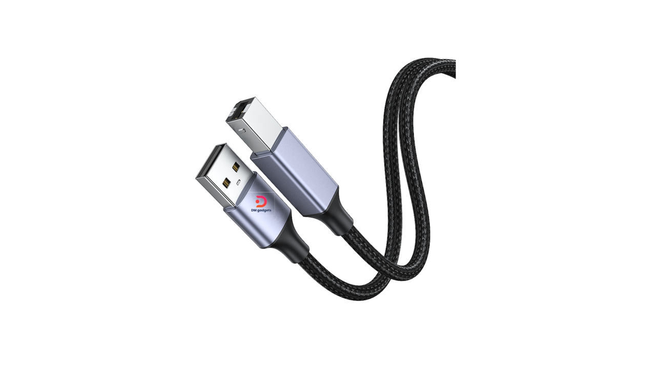 625K-1#Earldom®EC-PC01 USB 2.0 Printer Cable 1.5m-Grey