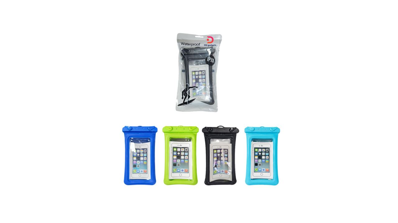 393F1#DM-IPX8®Waterproof Phone Case – Blue