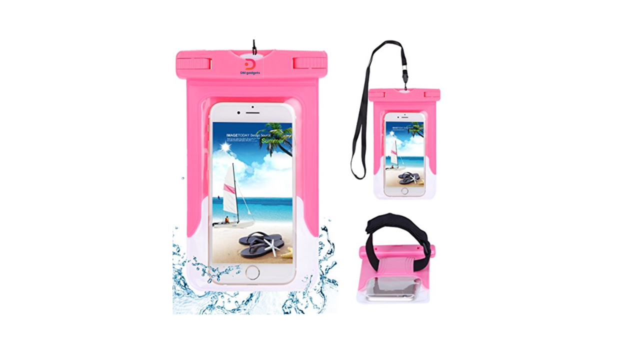 393F2#DM-IPX8®Waterproof Phone Case – Pink