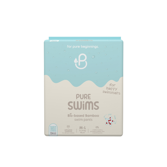 PureBorn Swim Pants Size M-L (9-14 kg), 10pcs/pack