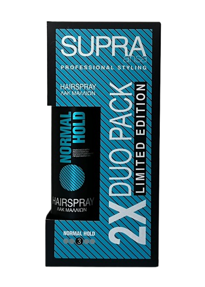 SUPRA DUO PACK HAIRSPRAY NORMAL 2X300ML