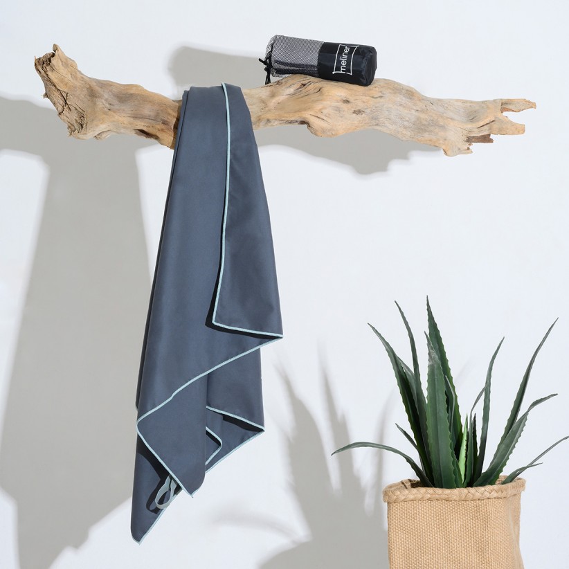 ΠΕΤΣΕΤΑ MICROFIBER GYM ANTHRACITE (80Χ170)