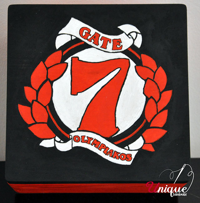 Wooden Box "OLYMPIAKOS"
