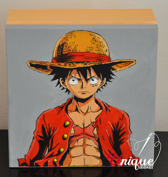 Wooden Box "One Piece Luffy"