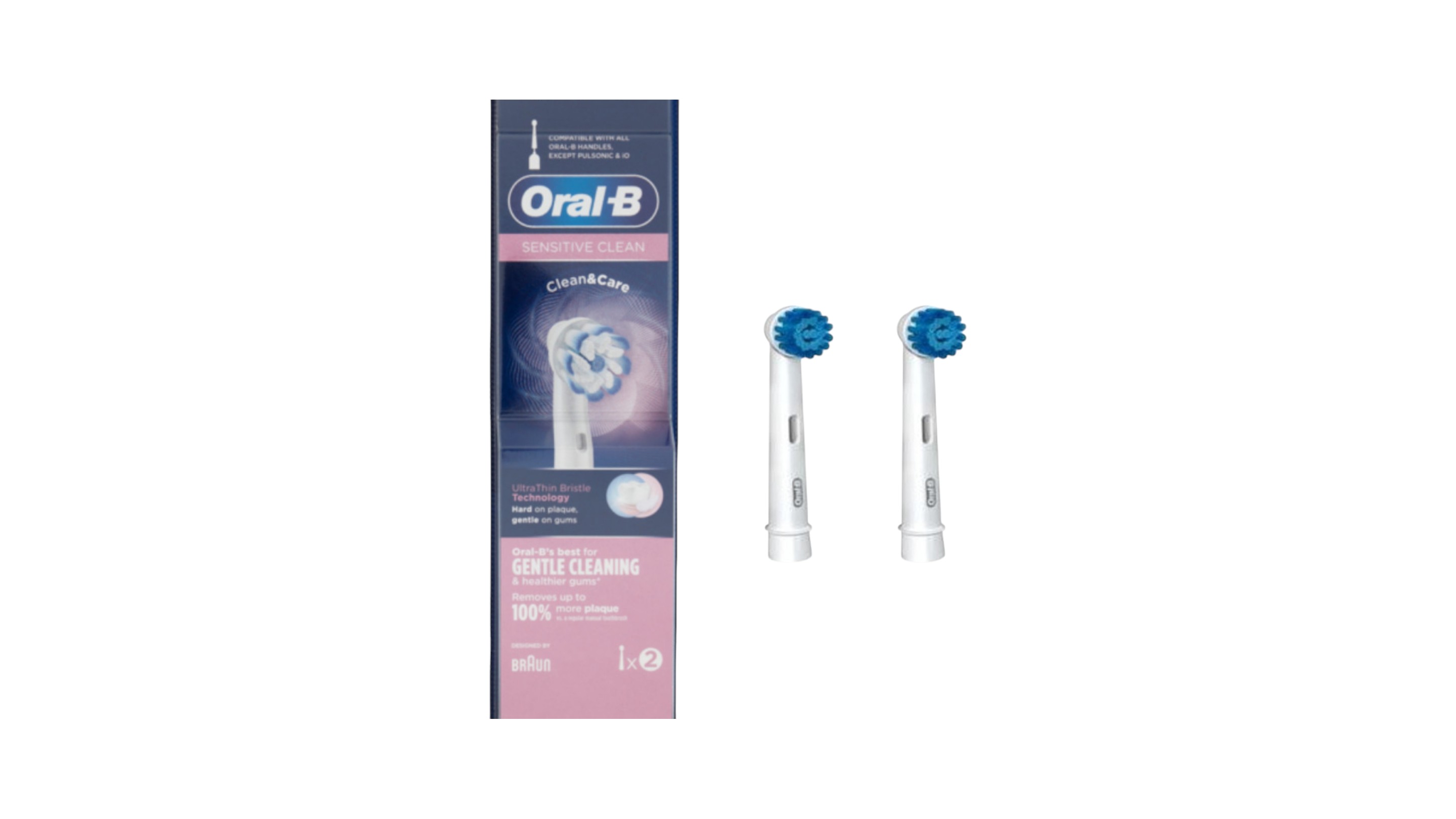 Oral -B Sensitive Clean Brush Head FitX2