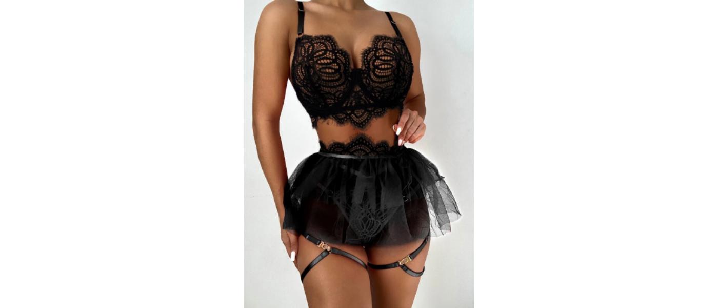 Μαυρο Σετ Με Τουτου L