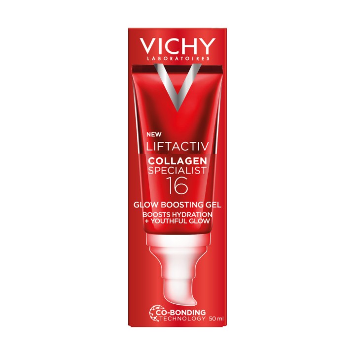 Vichy Liftactiv Collagen Specialist 16 Collagel Glow Boosting Gel for Glow & Collagen Enhancement, 50ml