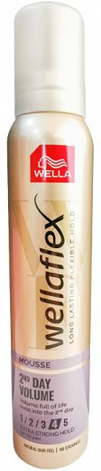 Wellaflex Mousse 2Nd Day Volume Extra Strong Hold 200Ml
