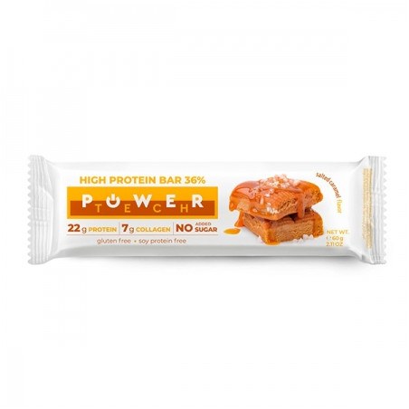 POWER TECH protein bar Salt Caramel No Sug 60Gr