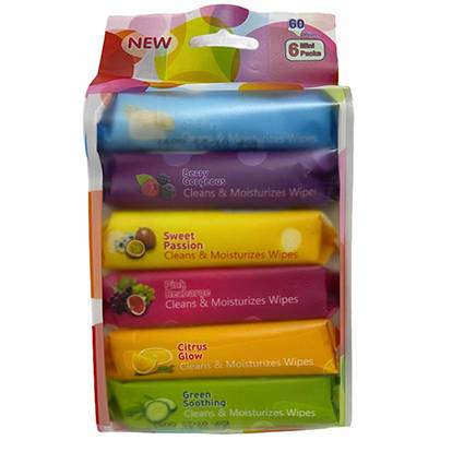 Higeen Antibacterial Wipes 6 Mini Packs