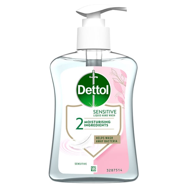 Dettol Liquid Cream Soap for Sensitive Skin, 250ml