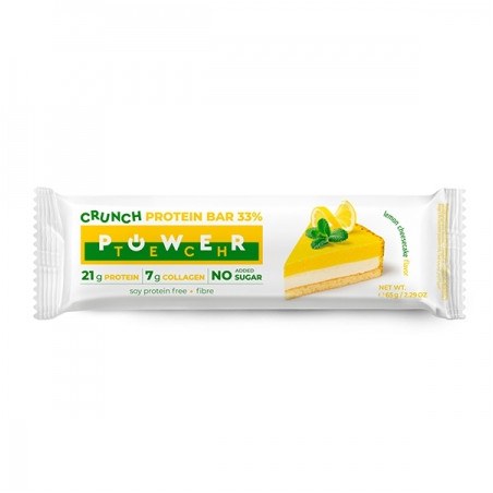 POWER TECH protein bar Lemon Chees No Sug 65Gr