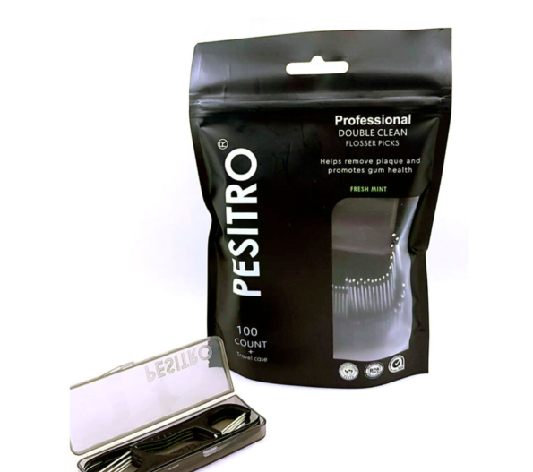 Pesitro Flossers Double Clean 100'S Floss