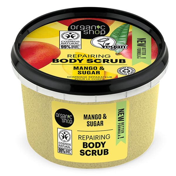 Organic Shop by Natura Siberica Repairing Body Scrub Mango & Sugar, 250ml